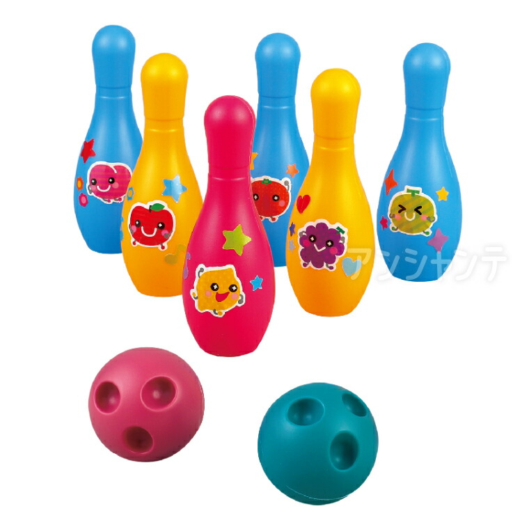 楽天市場】くだものボーリングセット（シール付） 1個入 / ボウリング