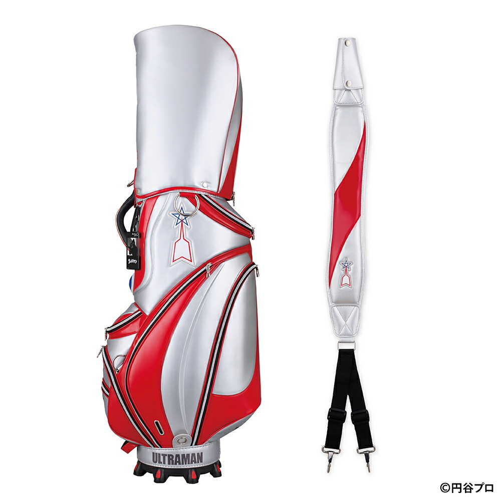 楽天市場】メーカー直販 復刻 ウルトラマン キャディバッグ ゴルフ