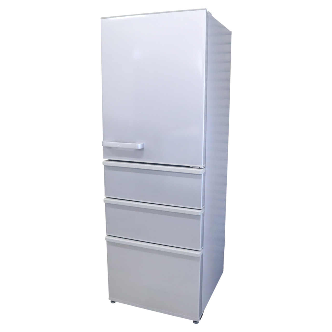 658 関東配送無料 東京発 大型冷蔵庫 右開き 300L強 家庭用 シルバー 楽天