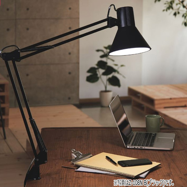 楽天市場】山田照明 LED デスクライト Zライト Z-108N GY クランプ