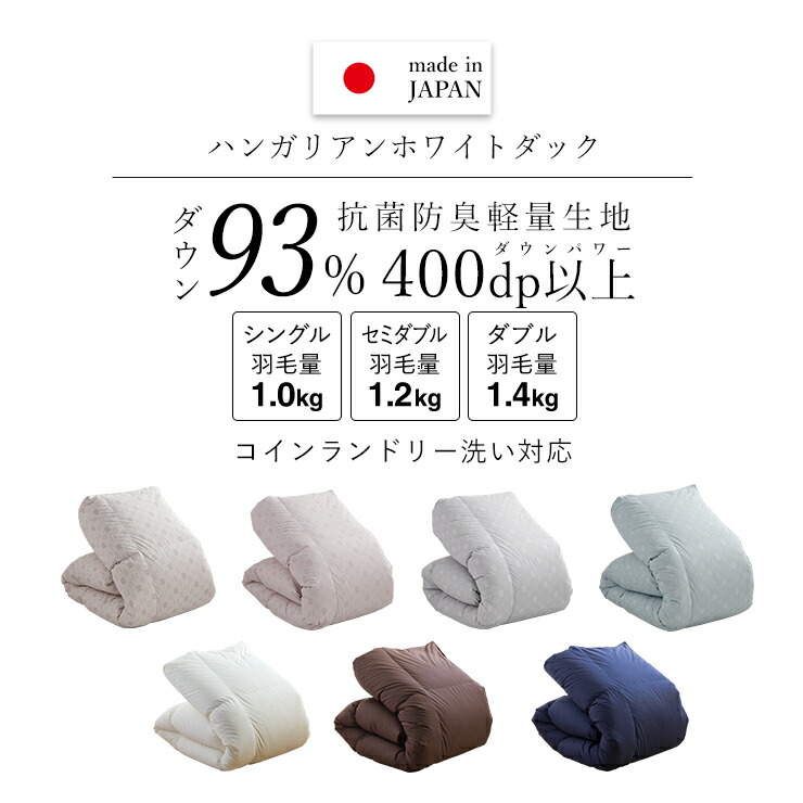 楽天市場】【数量限定半額クーポン】羽毛布団 ハンガリーホワイト