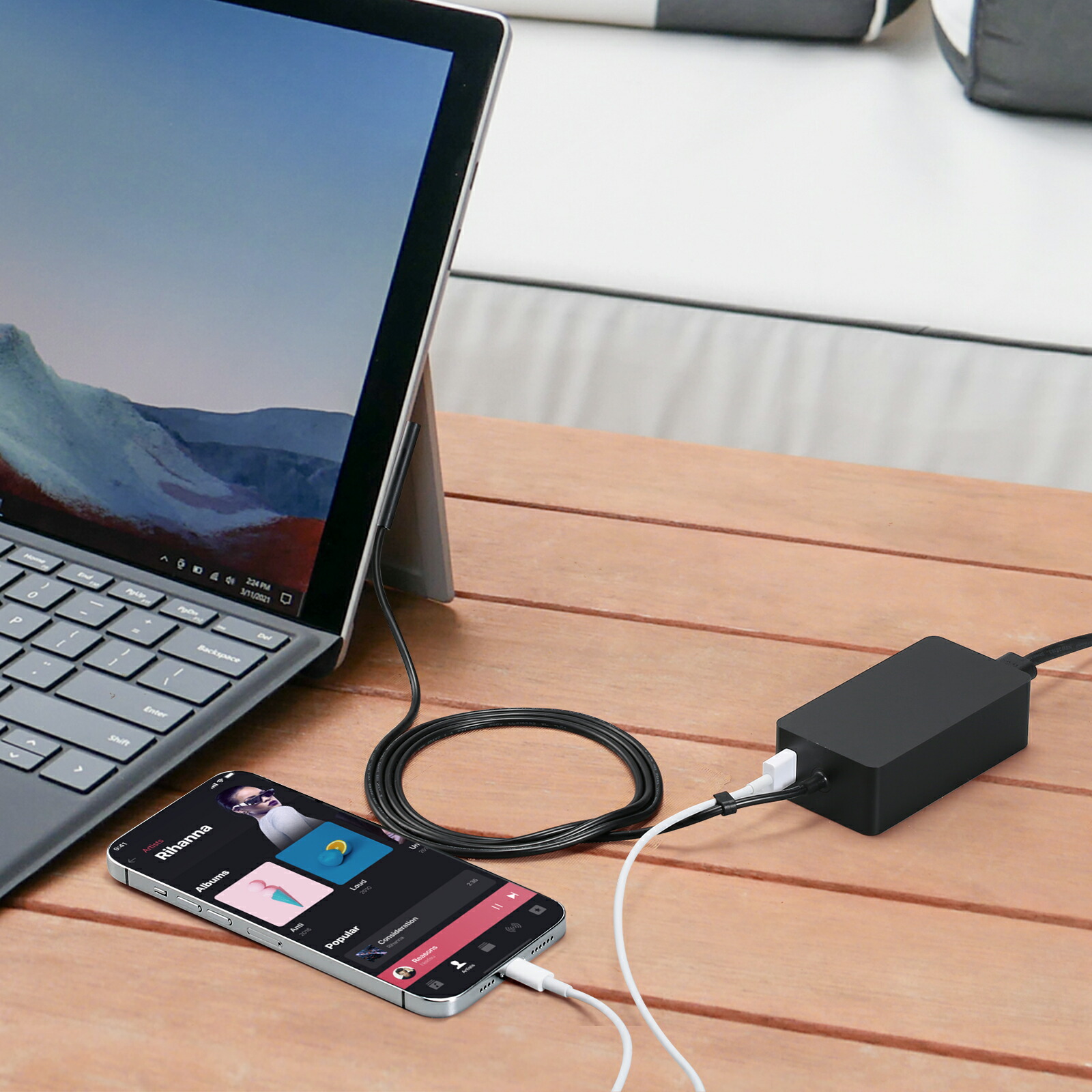 楽天市場】【スーパーセール中】【送料無料】SurfacePro充電器