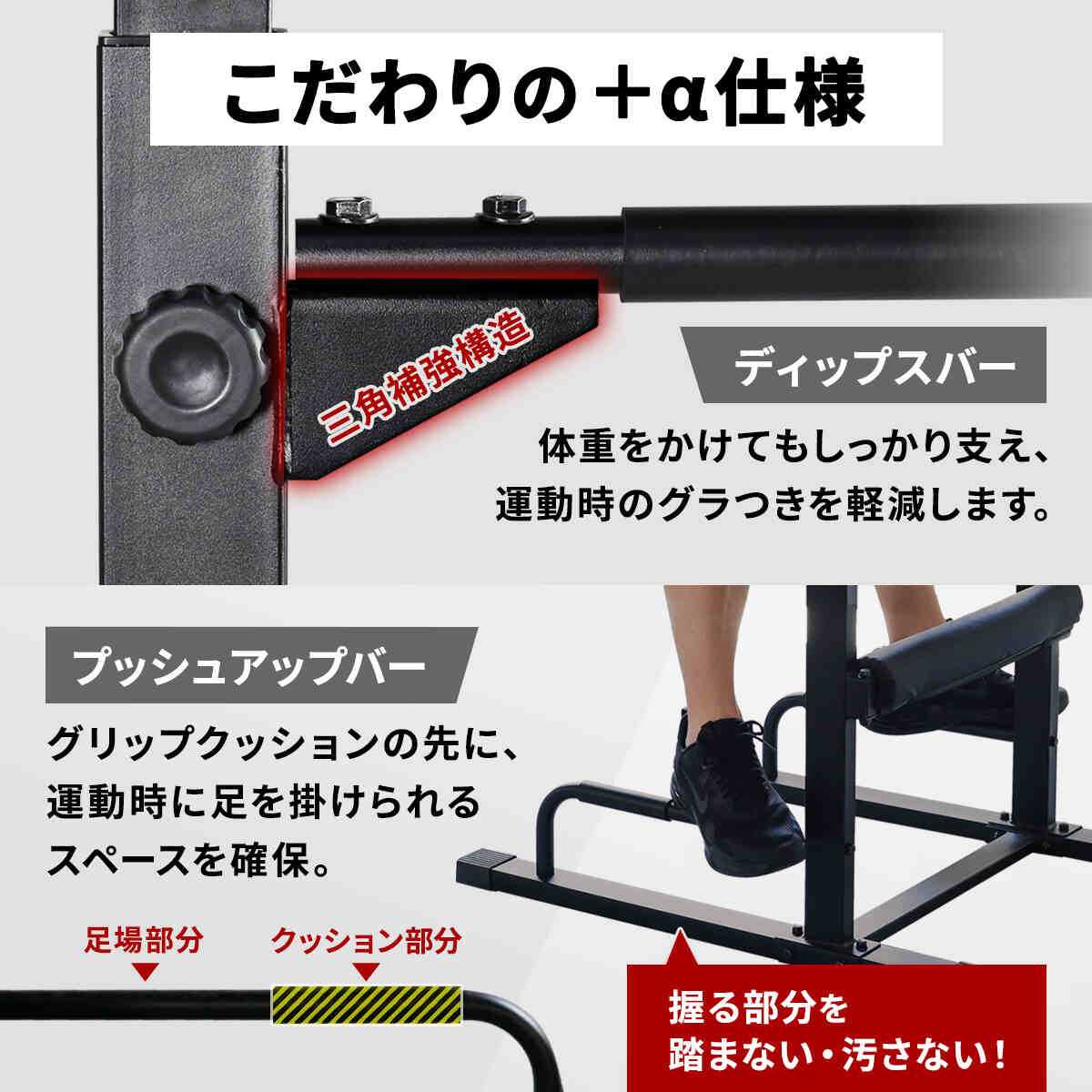 楽天市場】☆ポイント10倍！3/1〜3/10☆【楽天1位】 懸垂器具 懸垂