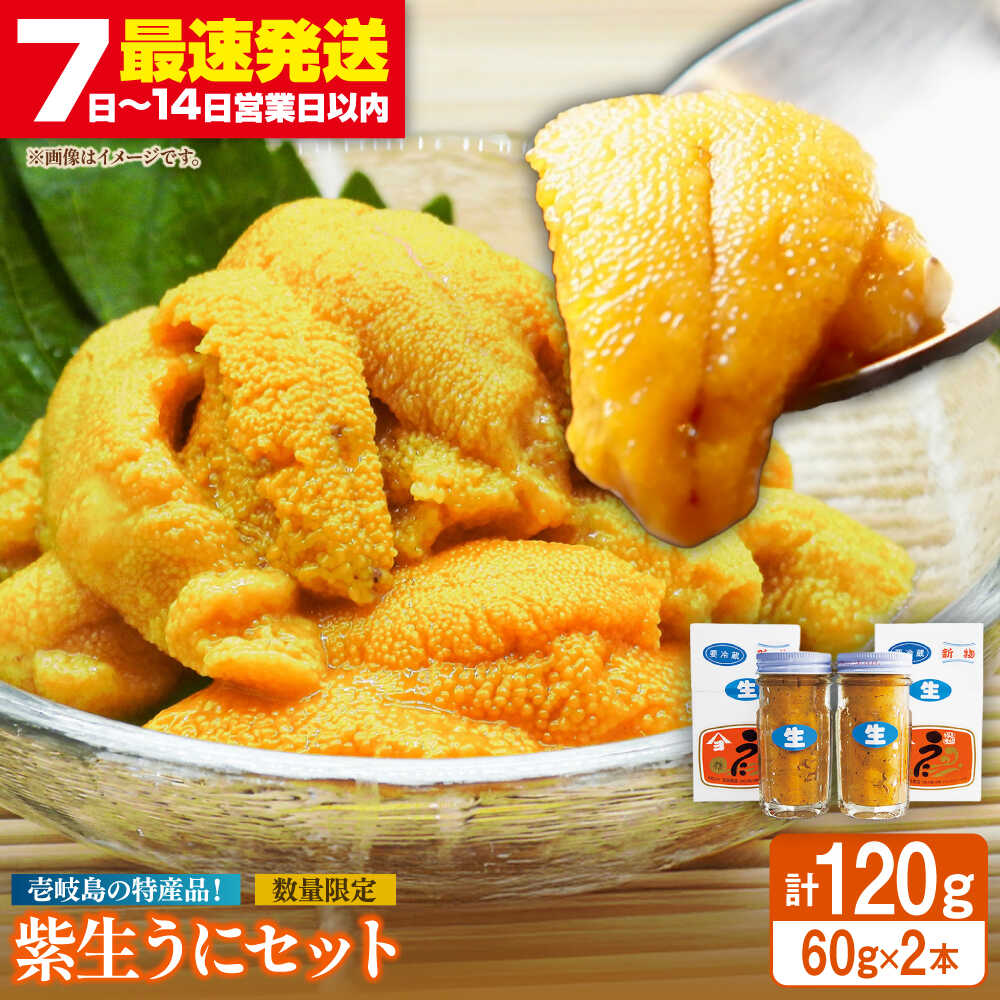 楽天市場】【ふるさと納税】【壱岐島の特産品】むらさき生うに 60g×2本