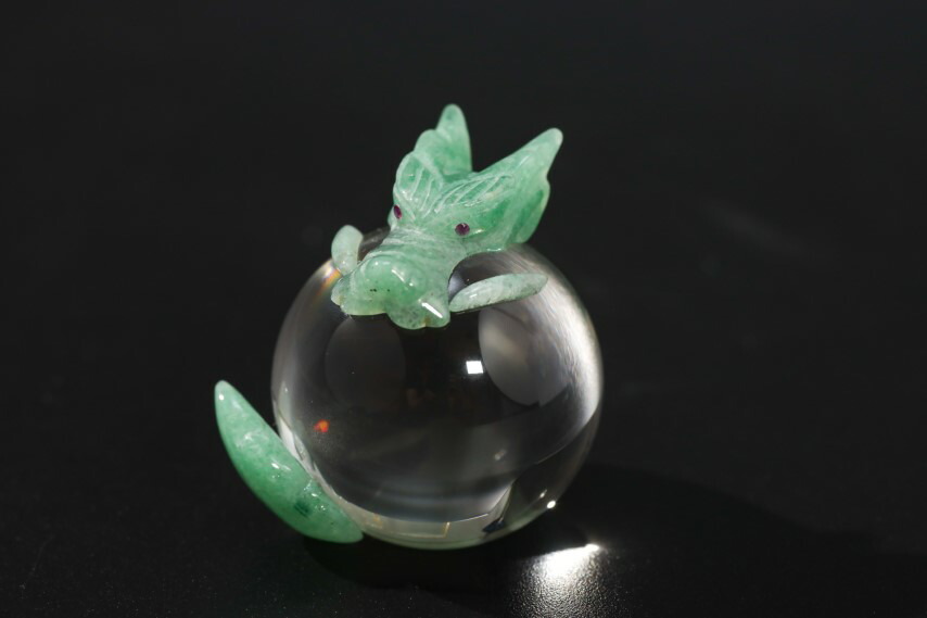 楽天市場】【ふるさと納税】 水晶 天然石 干支 辰 甲州水晶貴石細工