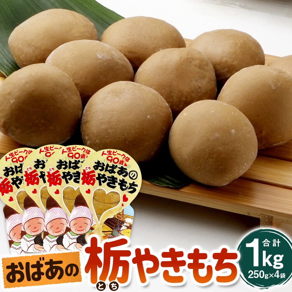 楽天市場】【ふるさと納税】おばあの栃やきもち 250g（5個入）×4袋