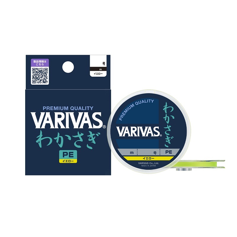楽天市場】バリバス VARIVAS わかさぎPE 30m 0.15号 イエロー 【釣具