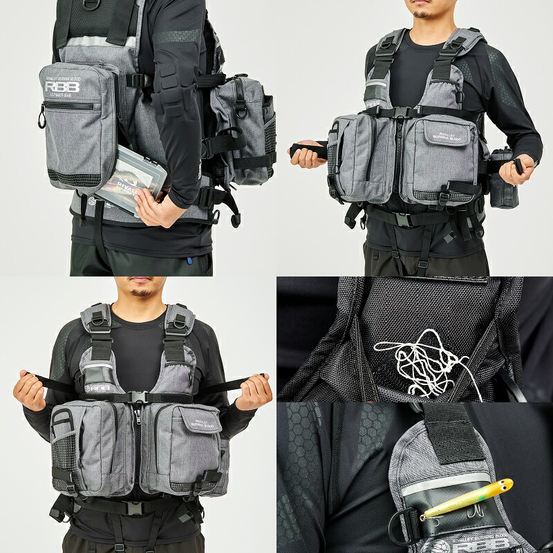 楽天市場】リバレイ 7660 RBB ウェーディングベスト23LIMITED ブラック