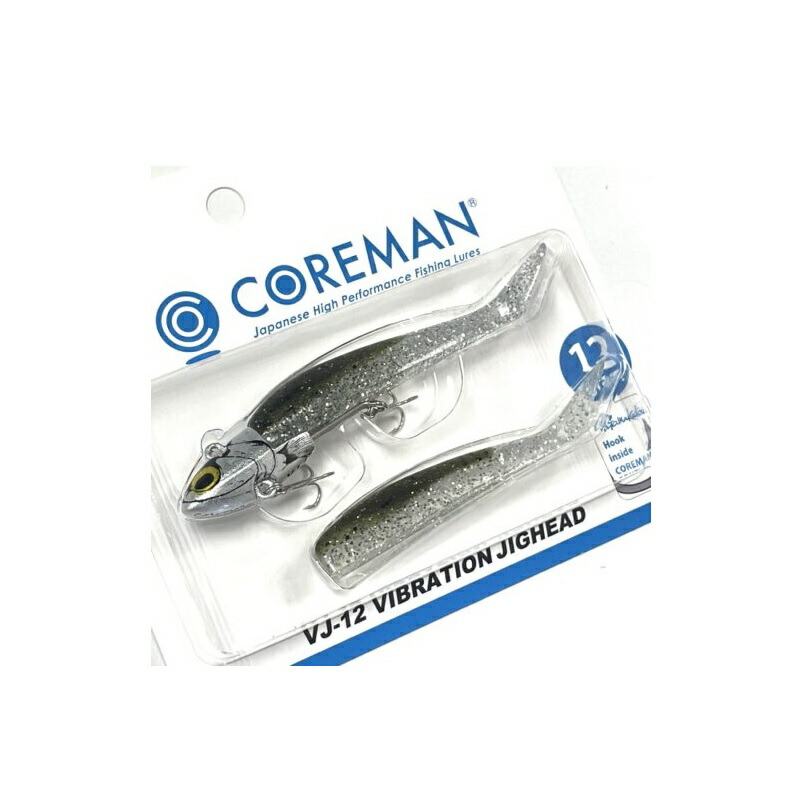 楽天市場】コアマン VJ-12 バイブレーションジグヘッド #041 シルバー