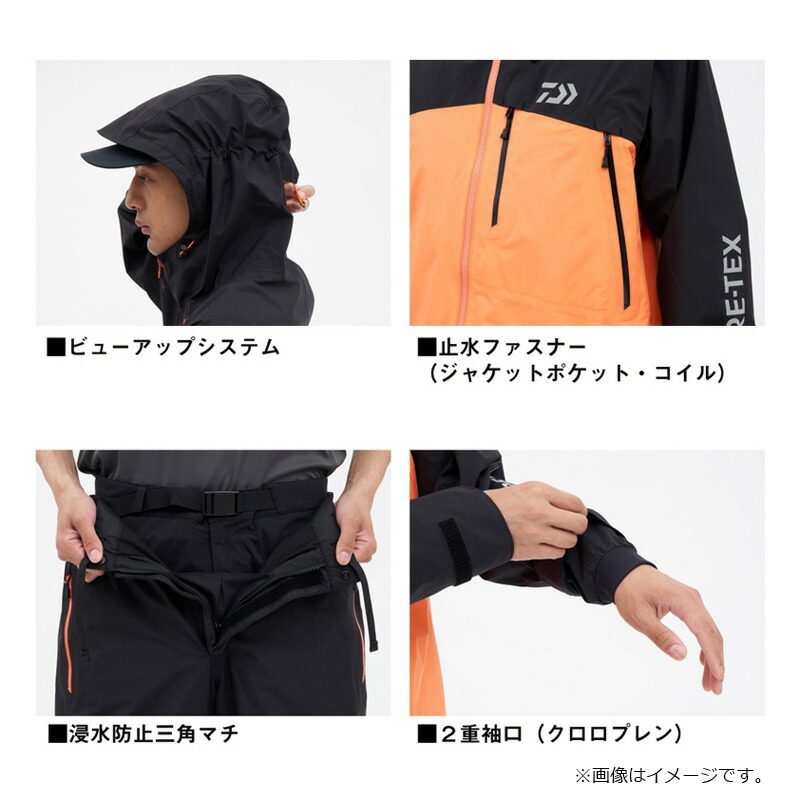 楽天市場】ダイワ DR-1924 ゴアテックス バーサタイルレインスーツ