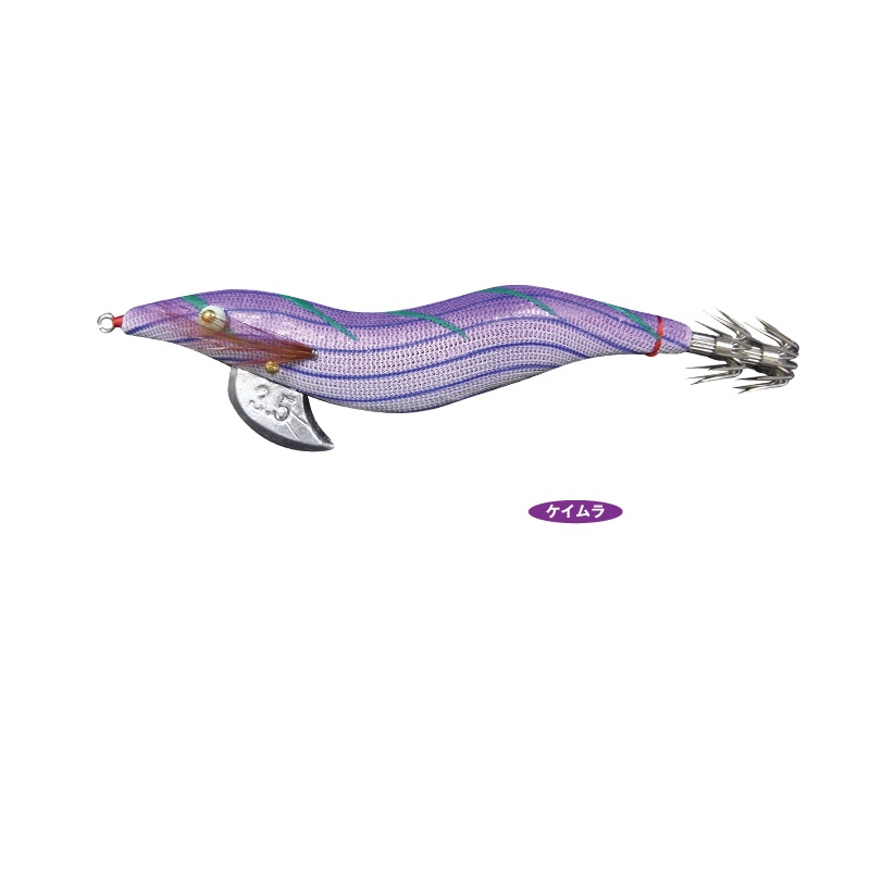 楽天市場】林釣漁具 餌木猿紫式3.5号 ムラムラパープル ケイムラ