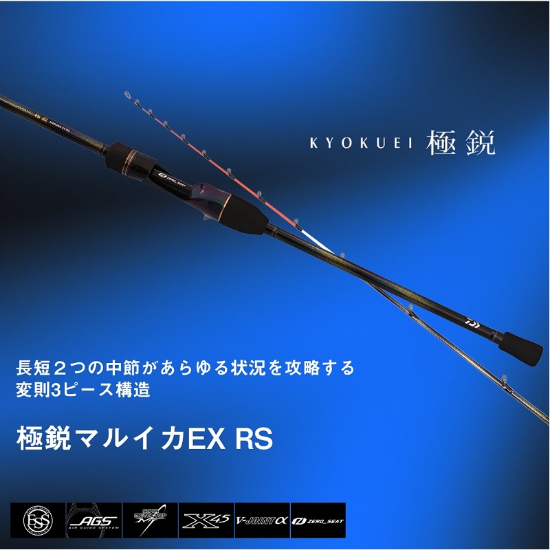 楽天市場】ダイワ 極鋭マルイカEX RS / 船 ロッド 竿 : 釣具のFTO