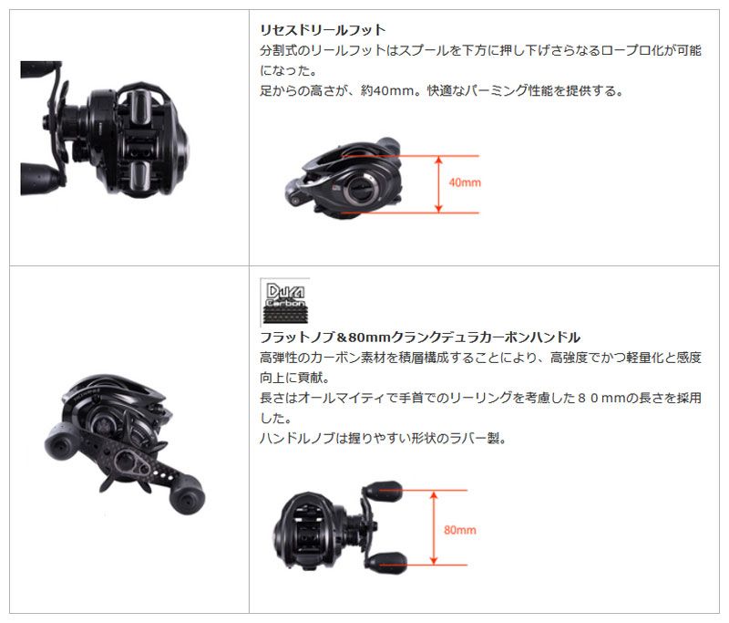 楽天市場】アブ ROXANI BF8(ロキサーニBF8 右ハンドル) / アブガルシア