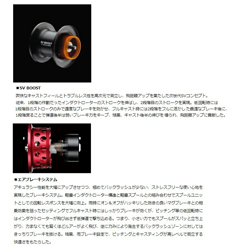 楽天市場】ダイワ 21ジリオン SV TW 1000H /ベイトリール バスリール