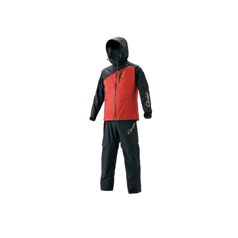 楽天市場】がまかつ GM3598 ドライスーツ LL ブラック/レッド 【釣具