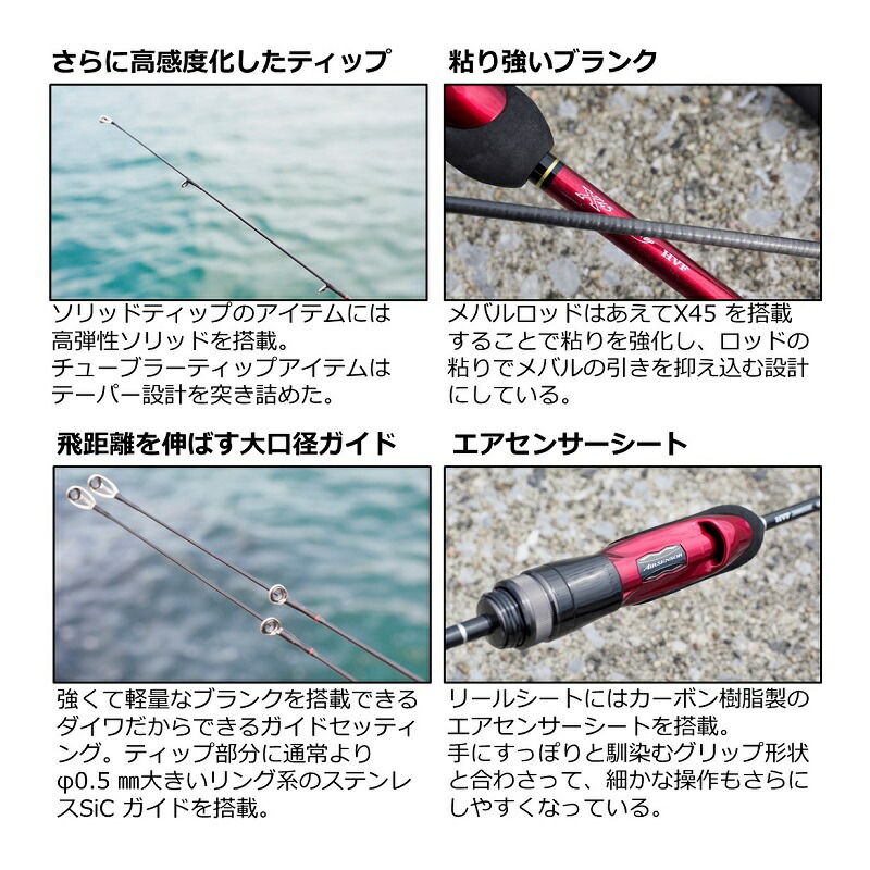 楽天市場】ダイワ(Daiwa) 月下美人 MX 68L-S・N / ライトソルト メバル