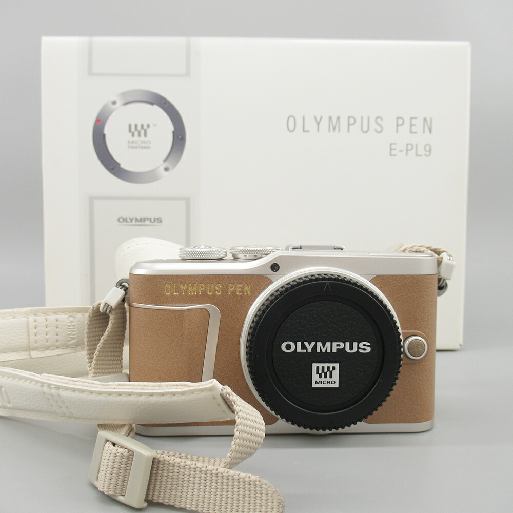 楽天市場】オリンパス OLYMPUS PEN E-PL9 ブラウン レンズキット 14