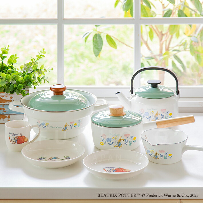 楽天市場】富士ホーロー ピーターラビット ソースパン 16cm【ピーター