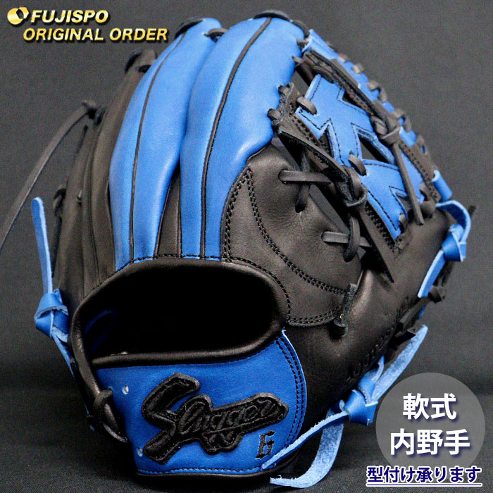 楽天市場】スラッガー グローブ 軟式 内野（カラーブルー）（スポーツ