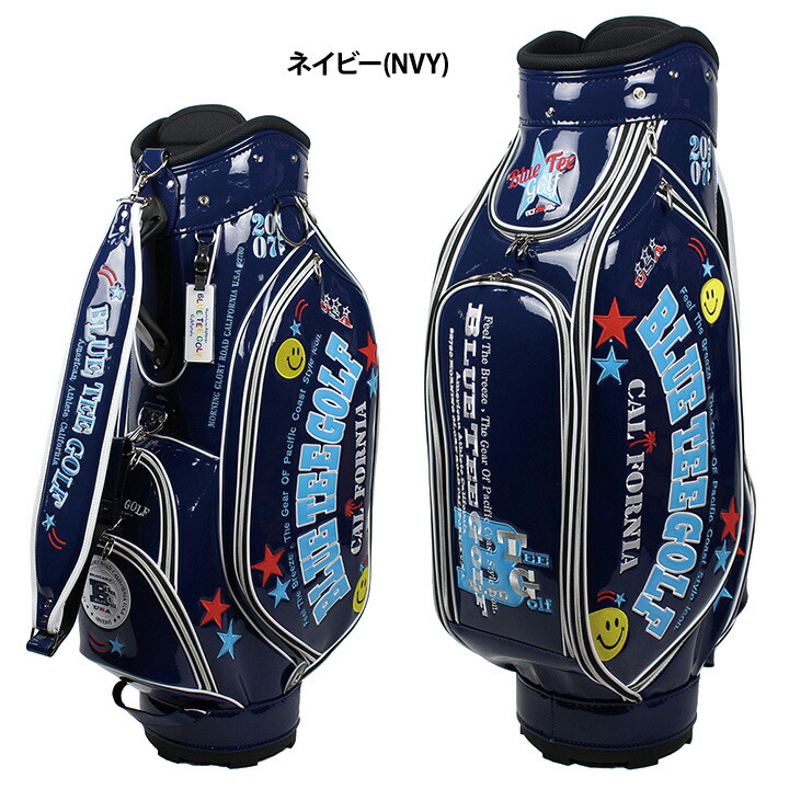 楽天市場】ブルーティーゴルフ CB-005 エナメル キャディバッグ 9型