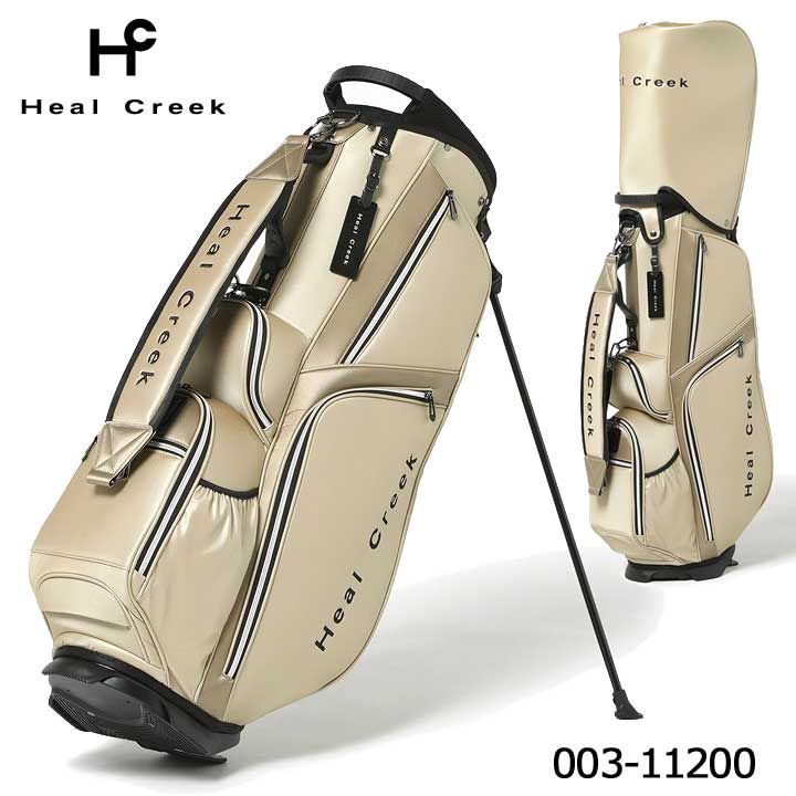 楽天市場】ヒールクリーク 003-11200 ベージュ スタンドキャディバッグ