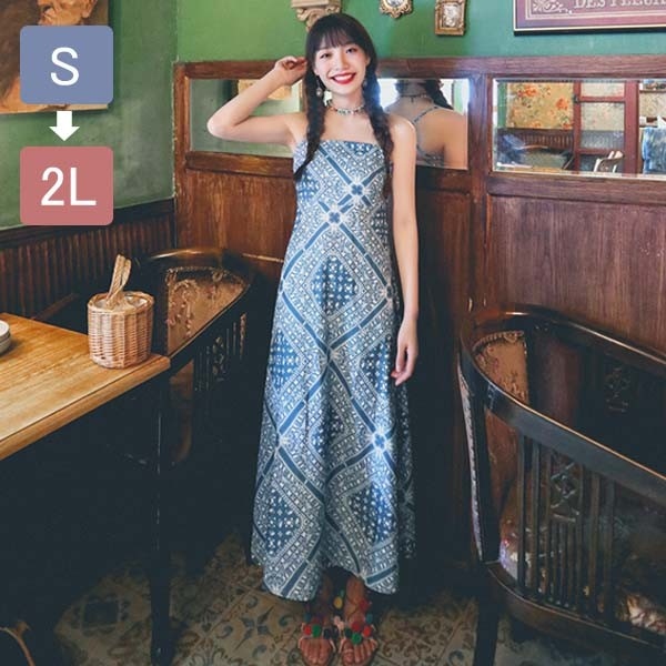 楽天市場】リゾートワンピース 大人可愛い かわいい 夏ワンピース 沖縄