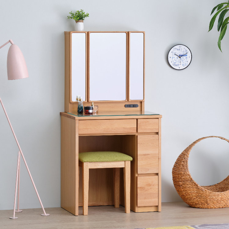 楽天市場】【期間限定1700円引き】ドレッサー 化粧台 鏡台 メイク台