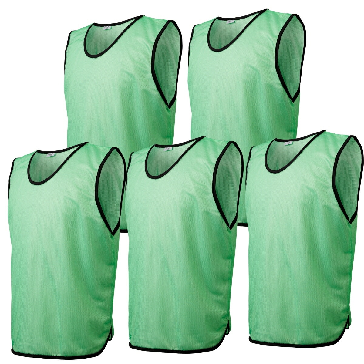 楽天市場】ビブス 無地【 5枚 セット 】 サッカー バスケ バレーボール