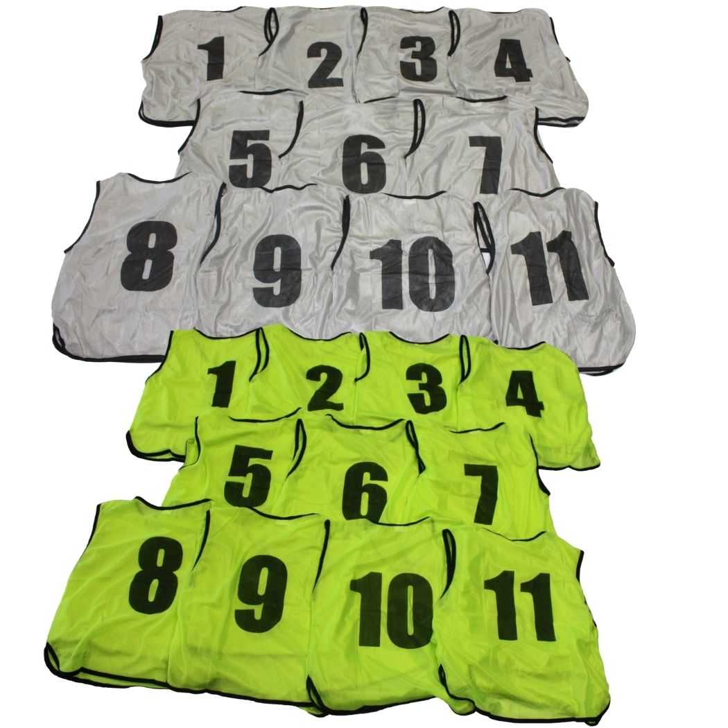 楽天市場】番号入り ビブス 【 1 〜 11番 セット 】 サッカー バスケ