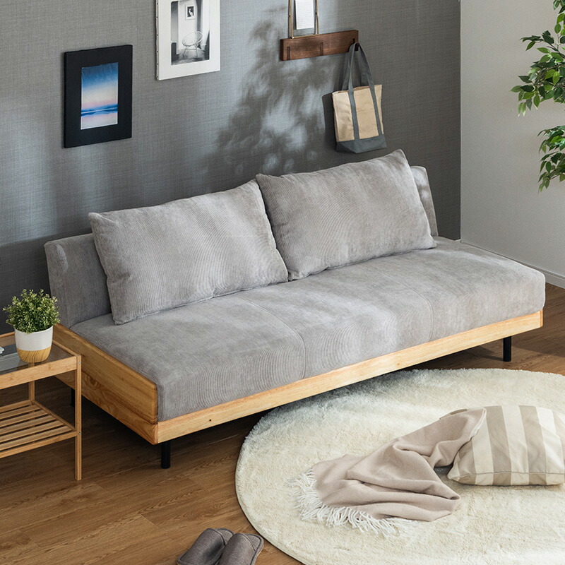 楽天市場】ソファーベッド ソファー 3人掛け 三人掛け ソファ 3Pソファ