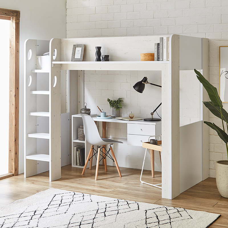 ロフトベッド ハイタイプ ホワイト」の人気商品一覧 | 安い商品を通販