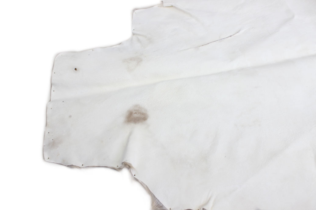 楽天市場】北海道産【鹿毛皮敷物（ラグマット）夏毛】毛付き鹿皮【送料