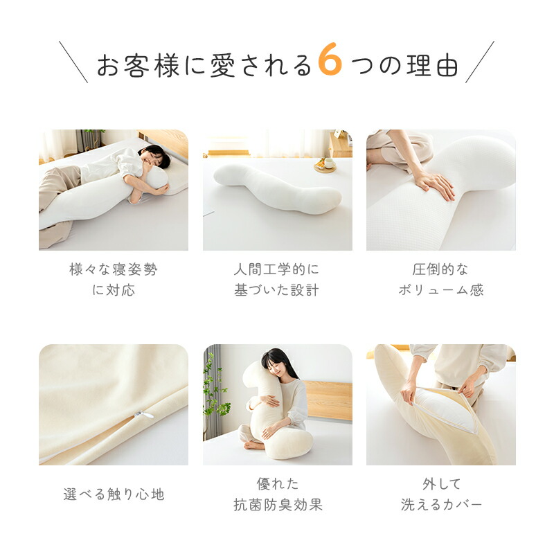 楽天市場】【10％OFFクーポン!】＼楽天1位／抱き枕 カバー付 洗濯可