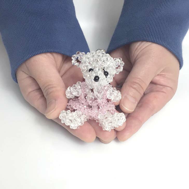 楽天市場】景品 キラキラ クリスタル 16コセット ビーズ ビーズ ベアー