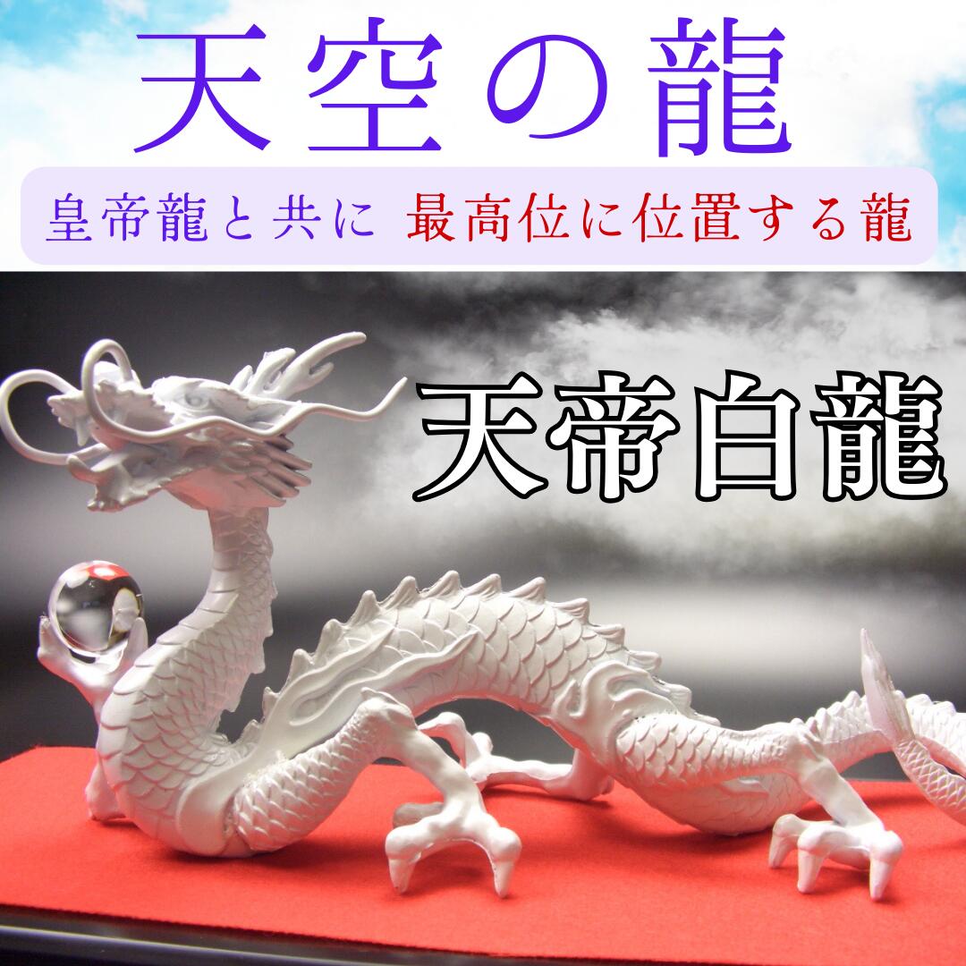 楽天市場】＼14年連続↑ランキング1位／白龍 龍 置物 （沢山のお願い