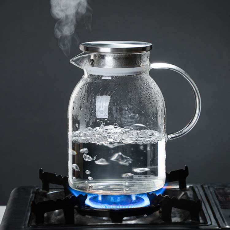 楽天市場】ガラスピッチャー 1200ml 1800ml ガラスケトル ガラスポット