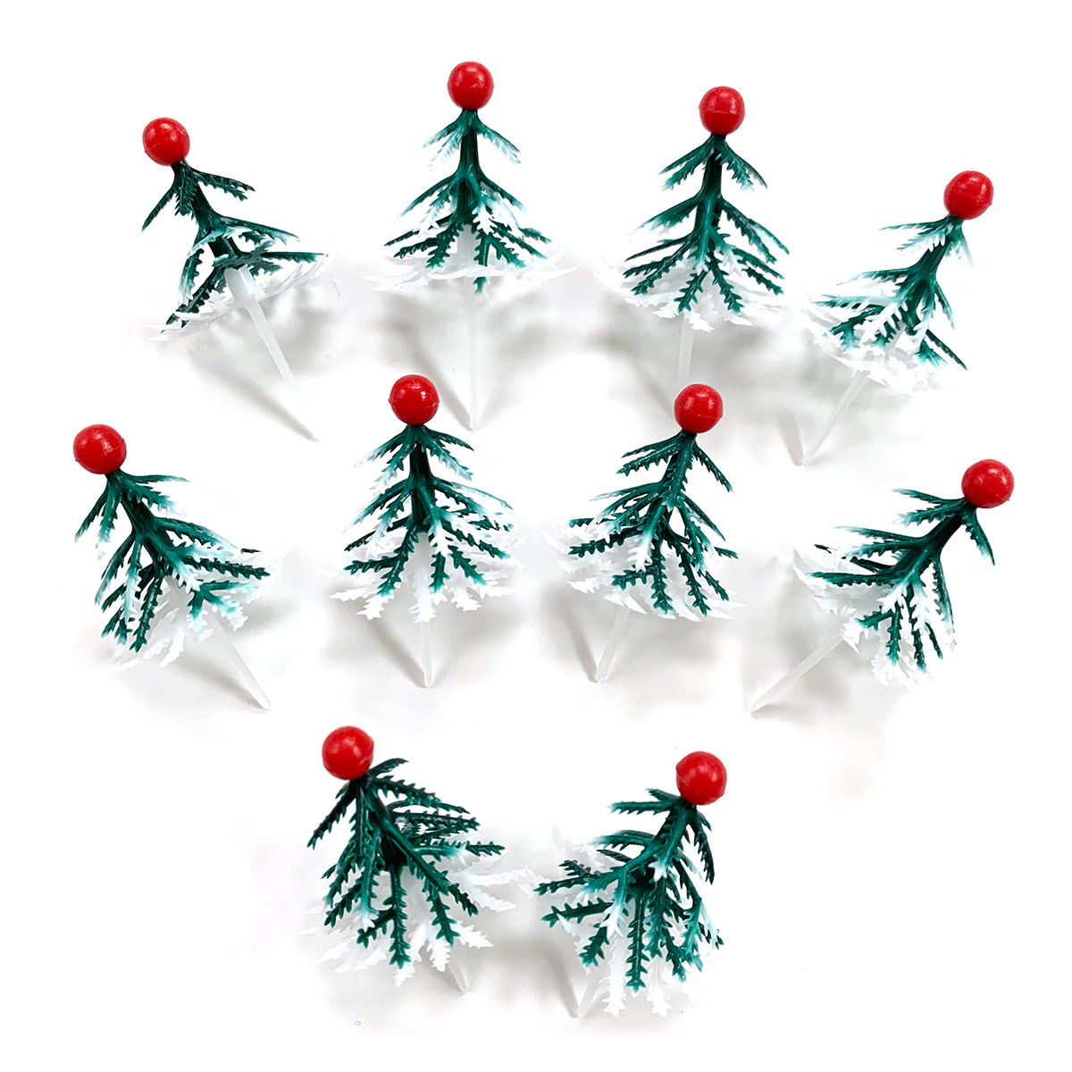 楽天市場】クリスマスケーキ 飾り オーナメント FX-22 ツリー3段 (10本