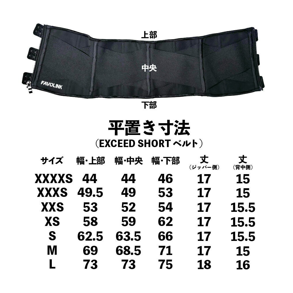 楽天市場】【ポイント10倍】【人気No.1】FAVOLINK EXCEED SHORTベルト