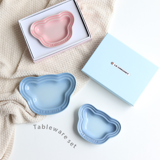 楽天市場】LE CREUSET ル・クルーゼ ベビー・ベアー・プレート・セット