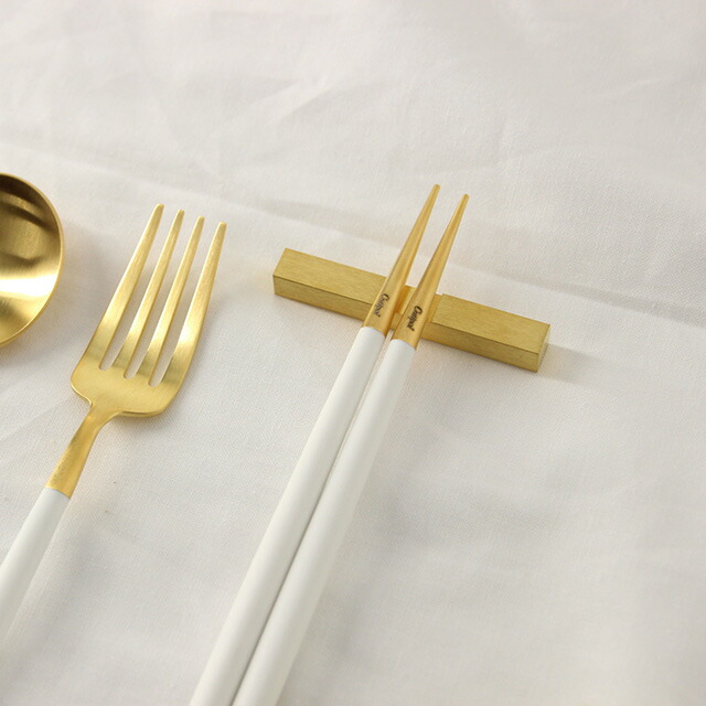 楽天市場】Cutipol GOA クチポール ゴア ホワイトマットゴールド 箸＋