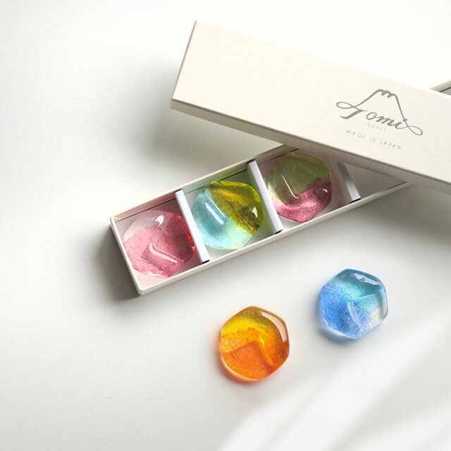 楽天市場】TOMICRAFT 江戸硝子 えどぴかる 六角箸置き 5個セット