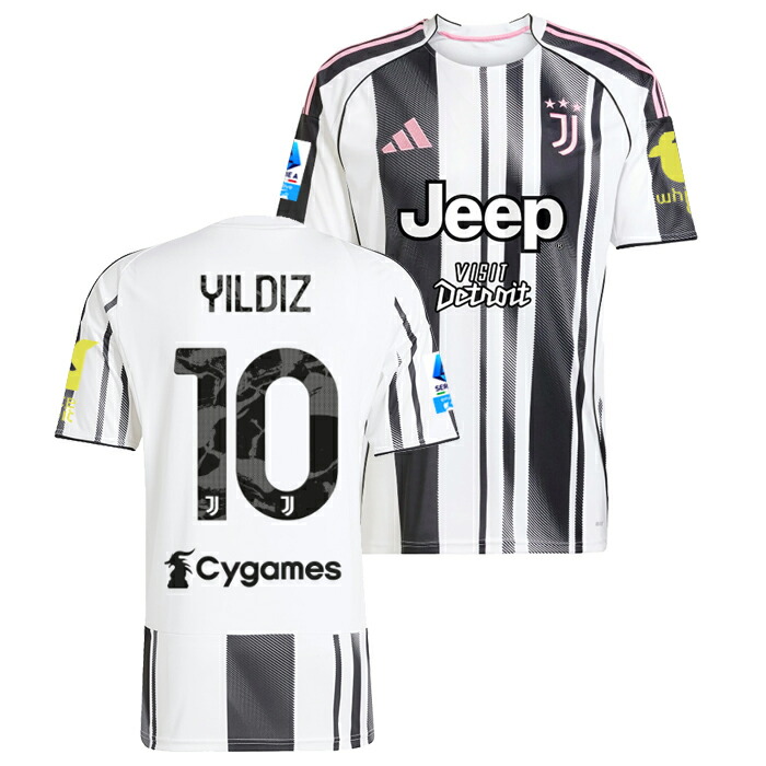 楽天市場】○ユベントス 25-26 ホーム 半袖 ユニフォーム(胸スポンサー