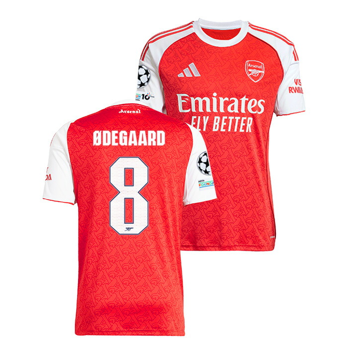 楽天市場】○アーセナル 25-26 ホーム 半袖 ユニフォーム No.8