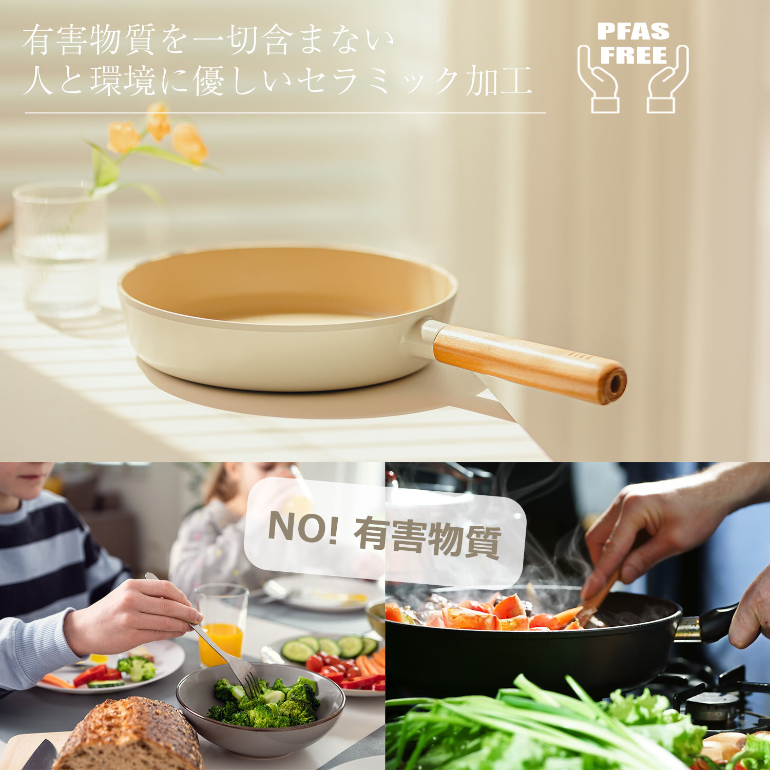 楽天市場】【公式】FIKA スクエアフライパン 29cm 専用蓋付き