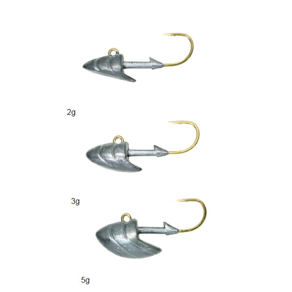 楽天市場】イッセイ 一誠 海太郎ハネエビヘッド金鈎 #8 (ジグヘッド