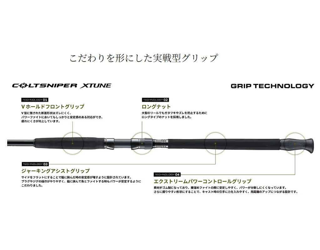 楽天市場】シマノ 25 コルトスナイパー エクスチューン S100MH-3