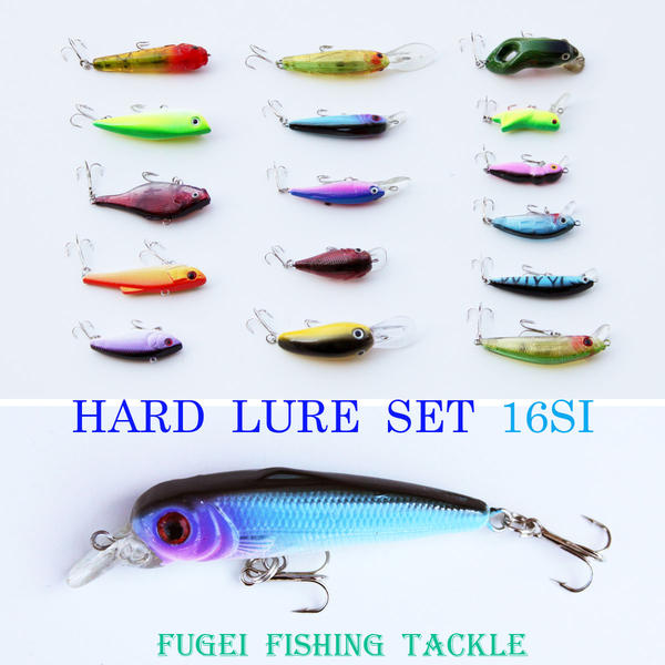 楽天市場】ルアー フィッシング用 ハードルアー 16個 ルアー セット