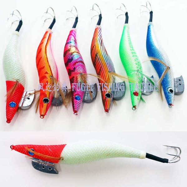 楽天市場】蛸 タコ 釣り タコエギ 4.0号 エギ 6カラー 6本 セット