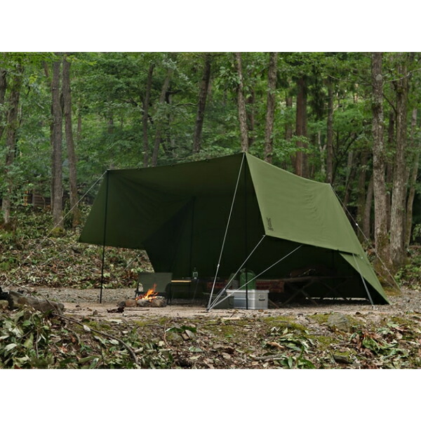 楽天市場】ヌノイチM カーキ T3-594-KH DOD タープ アウトドア