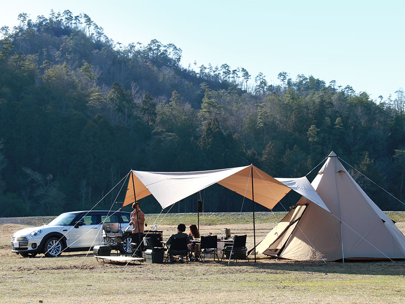 楽天市場】【DODお得セット】ワンポールテントL＆いつかのタープセット